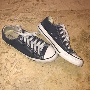 Blue Converse All Stars